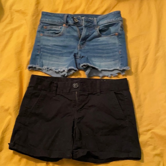 2 pairs of Size 2 American Eagle Midi shorts - Picture 3 of 5